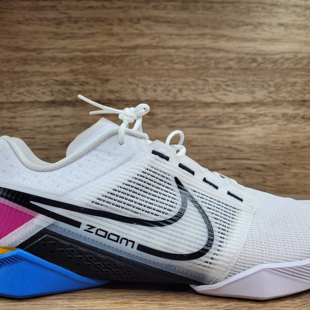 Nike Zoom Metcon Turbo 2 White/Blue/Pink Training Shoes DH3392-109 Men's Sz 6.5